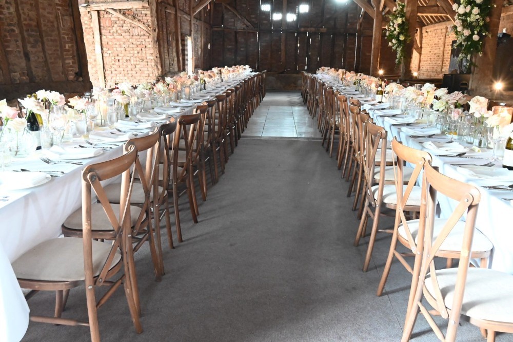 Weddings Celebrate in a beautifully restored barn or beside a lake in private parkland with a view of the rural church.